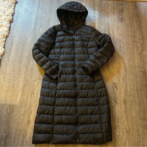 Eddie Bauer Women's Long Black Puffer Jacket